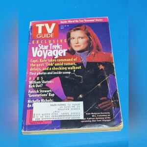 TV Guide Magazine - Star Trek: Voyager Cover October 1994 Kate Mulgrew